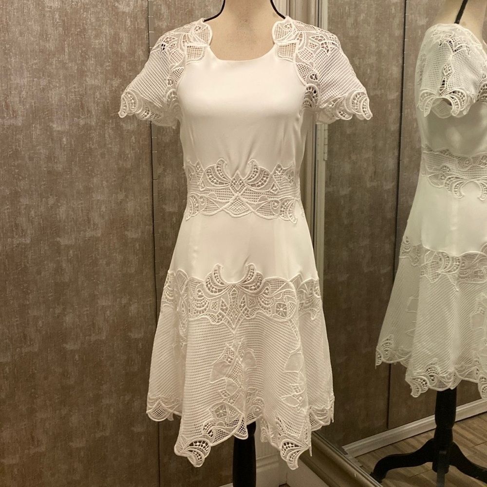 Jonathan Simkhai Cream A-Line  Dress, US4
